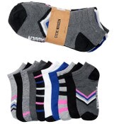 Wholesale - 10pk LADIES LOW CUT SOCKS ASST COLOR STEVE MADDEN, UPC: 194587684873
